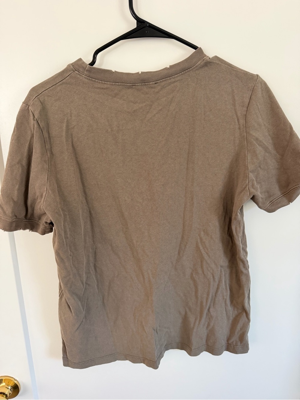 Zara Women’s cotton t-shirt Olive Green size M - Picture 3 of 6